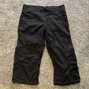 Lululemon Black Subtle Strip Dance Studio Crop Pants